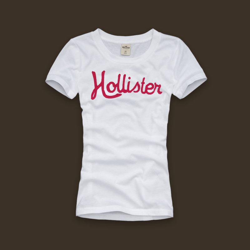 Hollister Mujeres De Cuello Redondo Corto Remera HCO4875